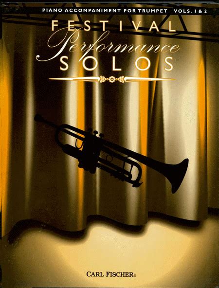 Festival Performance Solos - Trumpet Volumes 1 & 2 (Piano Accompaniment)